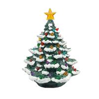 RAZ Imports 8" Battery Operated Green LED Tree