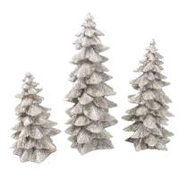 View 9.5" Silver Tree (Set of 3)
