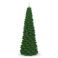RAZ Imports 10.5" Green Christmas Tree LED Wax Candle