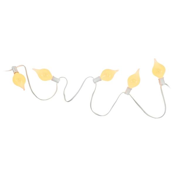 15 Light 14' White Matte Kismet LED Light String