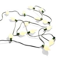 RAZ Imports 15 Light 14' White Matte Kismet LED Light String
