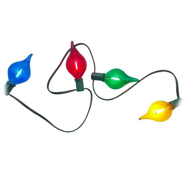 15 Light 14' Matte Multicolor Kismet LED Light String