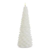 RAZ Imports 10.5" White Christmas Tree LED Wax Candle