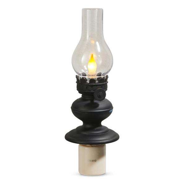 7.5" Vintage Lamp Flicker Bulb Night Light