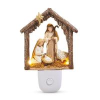 RAZ Imports 6" Multi-Color Holy Night Night Light
