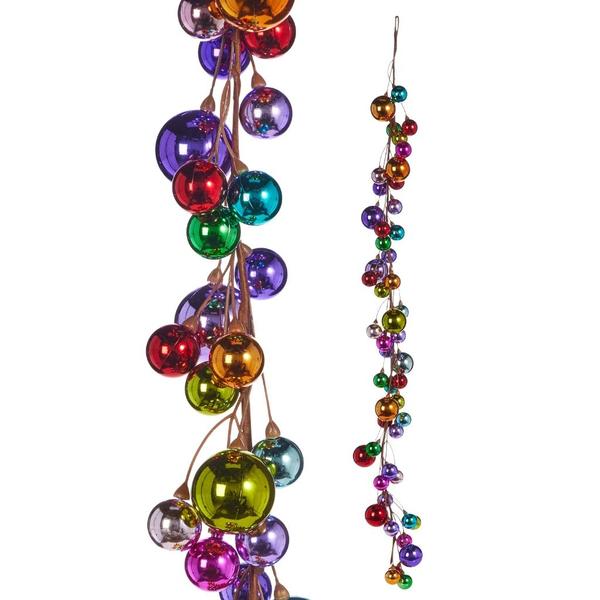 4' Multi-Color Ball Garland