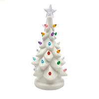 RAZ Imports 7.25" Battery Operated Vintage White LED Tree (Batteries Not Included)
