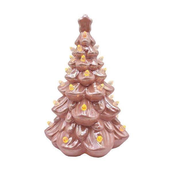 8" Battery Operated Pink LED Tree (Batteries Not Included)