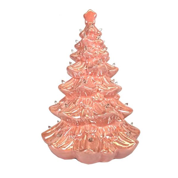 13" Battery Operated Pink LED Tree (Batteries Not Included)