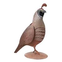 Regal Art & Gift 8" Grey/Brown Quail Male Decor