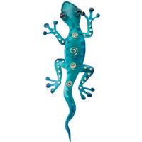 View 11" Blue Gecko Wall Decor