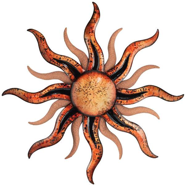 36" Multi-Color Santa Fe Sun Wall Decor