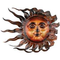 Regal Art & Gift 26" Bronze Windswept Sun Wall Decor
