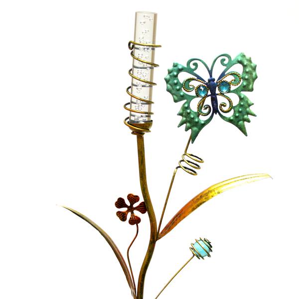 35" x 10" Butterfly Stake (Color Changing) Solar LED Light