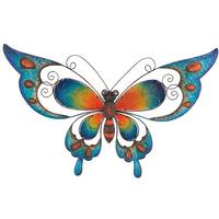 View 29" Blue Butterfly Wall Decor