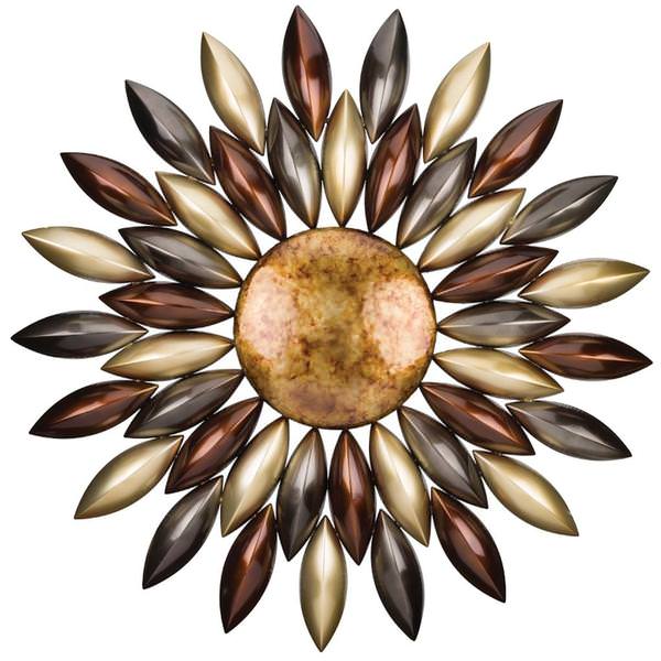 34" Multi-Color Sunset Wall Decor
