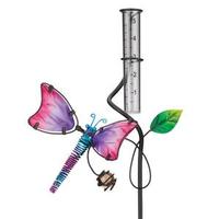 Regal Art & Gift 31" Dragonfly Rain Gauge Garden Stake Ornament