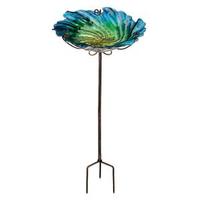 Regal Art & Gift 25" Birdbath/Feeder Lawn Stake Garden Ornament