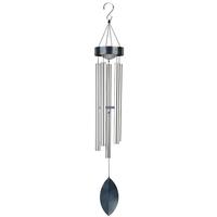 Regal Art & Gift 42" Blue Solar Wind Chime Lawn Ornament