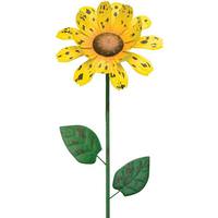View Yellow Marigold Garden Stake Lawn Decor