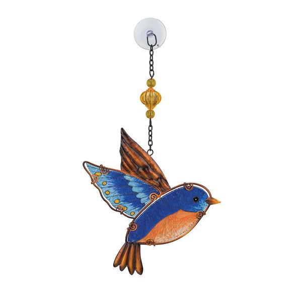 Multicolor Blue Bird Sun Catcher Decor