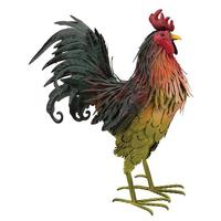 Regal Art & Gift 21"  Multi-Color Metal Napa Rooster Decor