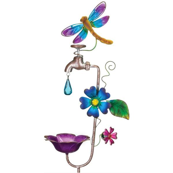 Regal Art Gift 12149 Lawn And Garden Lighted Bird Feeder