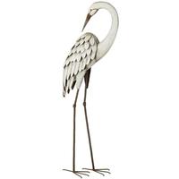 Regal Art & Gift Rustic White Egret Preening