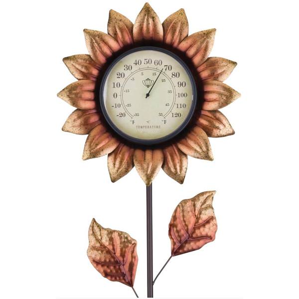 Flower Garden Stake Thermometer