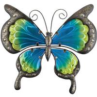 Regal Art & Gift 11" Green Blue Butterfly Wall Decor