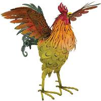 Regal Art & Gift 21" Multi-Colored Napa Rooster