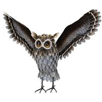 Regal Art & Gift 26" Grey Horned Owl Decor