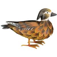 View 13.25" Female Wood Duck Decor