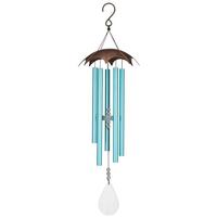 Regal Art & Gift 32" Turquoise Chimes Garden Decor