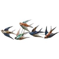 View 26.5" Multi-Color Swallows Wall Decor