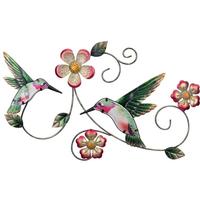 View 26" Multi-Color Hummingbird Wall Decor