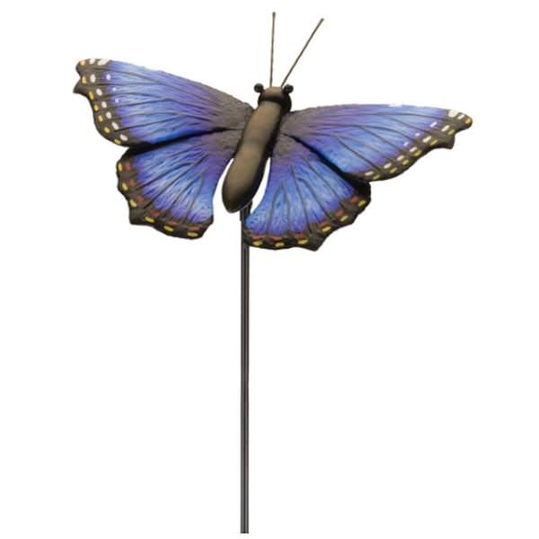 36" Blue Morpho Butterfly Garden Stake