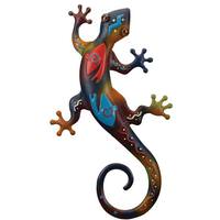 View 19.25" Multi-Color Gecko Decor