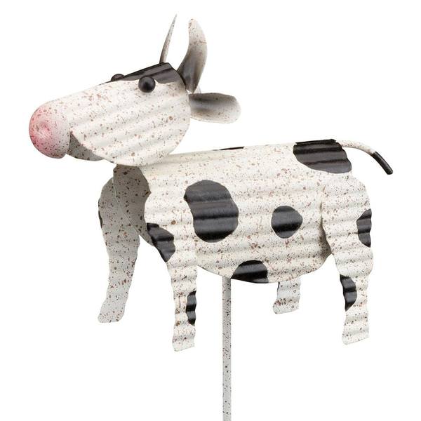 16" Cow Barn Plant Pick