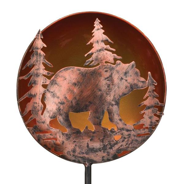 36" Night Sky Bear Solar Stake