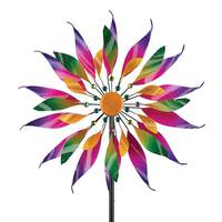 Regal Art & Gift 85" Triple Wind Spinner Twisted Flower
