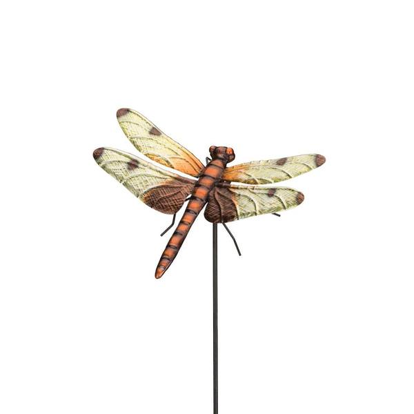 36" Calico Dragonfly Stake