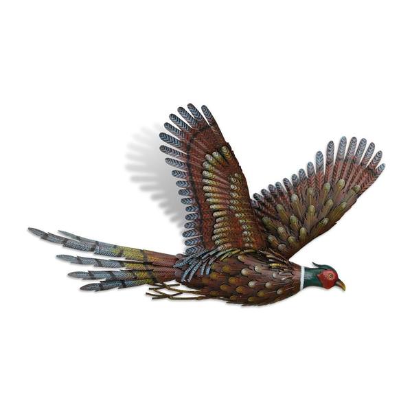 31" Metal Pheasant Wall Décor