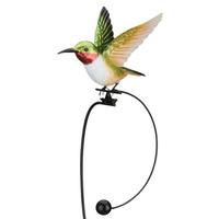 View Ruby Throated Rocker Hummingbird Stake