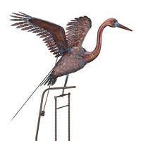 61" Rocker Stake Crane Lawn Ornament