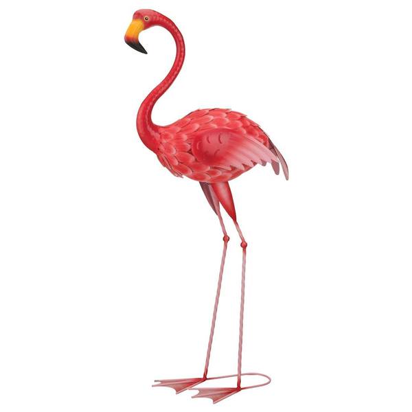 35.5" Small Rocker Flamingo Décor 