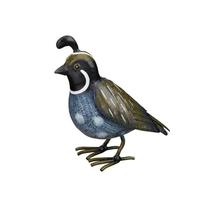Regal Art & Gift 5.75" Quail Small Bird Décor