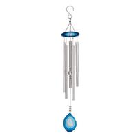 Regal Art & Gift 32" Blue Agate Aluminum/Steel/Acrylic Bird Chime