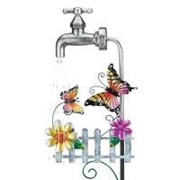 View 35.25" Butterfly Faucet Solar Stake