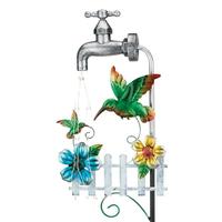 View 35" Hummingbird Faucet Solar Stake